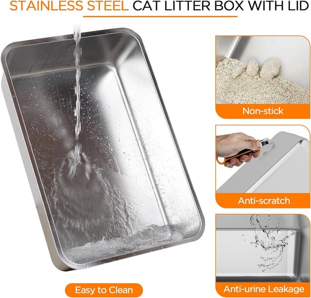 Detalle de Citylifehouse Citylife XL cat litter box 61 x 41 x 39 cm