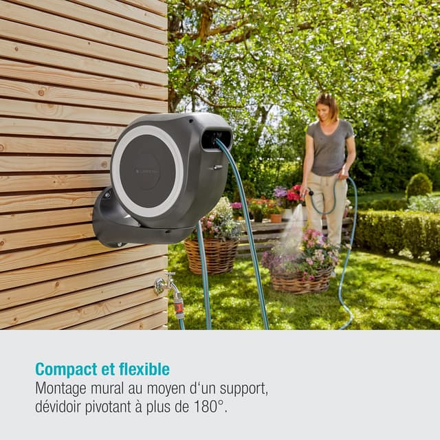 Detalle 2 de Gardena RollUp S enrouleur mural 15 m