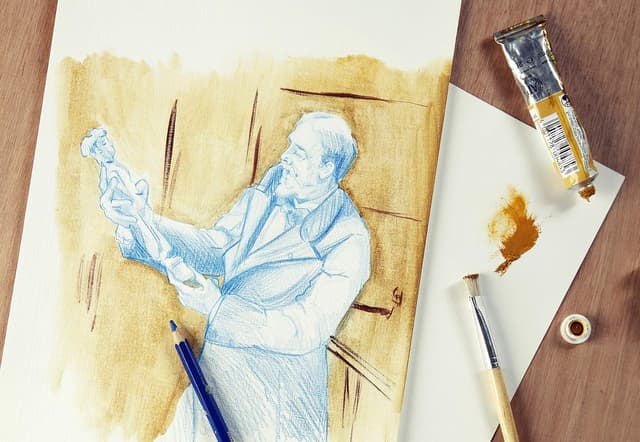 Thumbnail 2 de Clairefontaine 975825 C – Bloc dibujo óleo LINO natural 12 hojas 36x48 cm 🎨