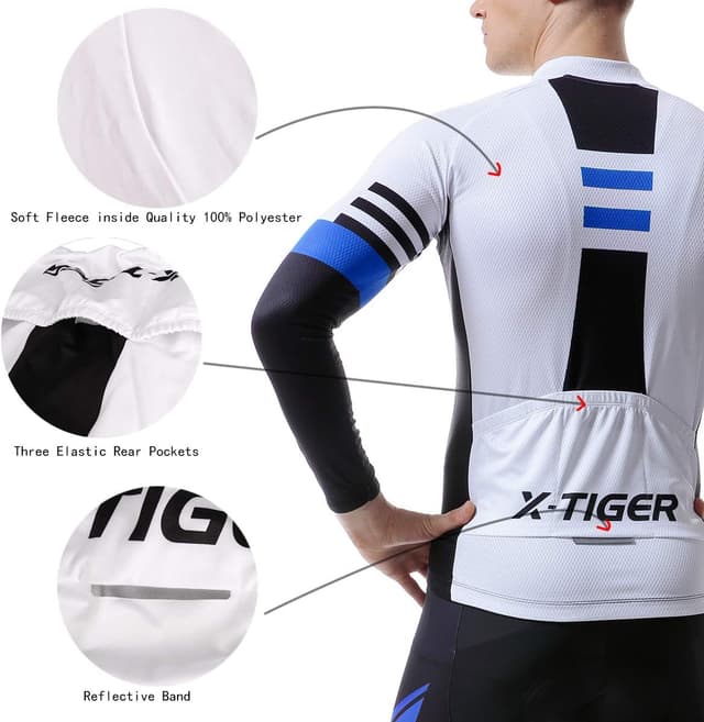 Thumbnail 3 de X-TIGER Ciclismo Inverno Termico 5D Pantaloni