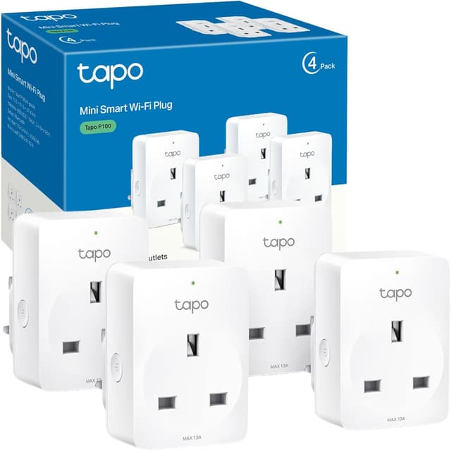 Detalle de TP-Link Tapo P100 4-pack smart plug
