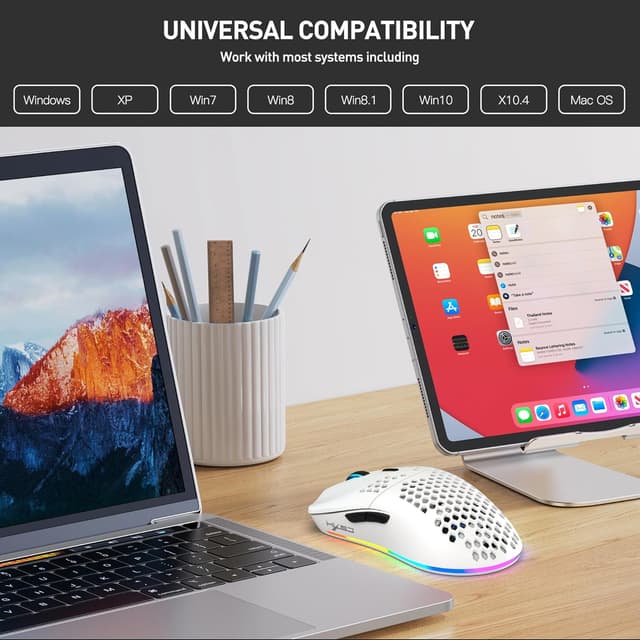 Detalle de CROSS ZEBRA T66 Gaming Mouse 3600 DPI