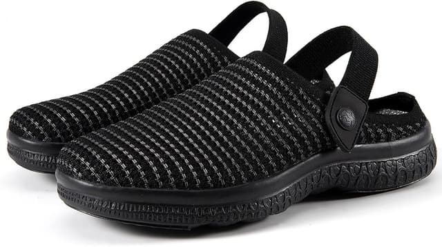 Thumbnail 6 de Clogs Hausschuhe Herren Damen – atmungsaktive Pantoletten/Gartenschuhe mit rutschfester Sohle