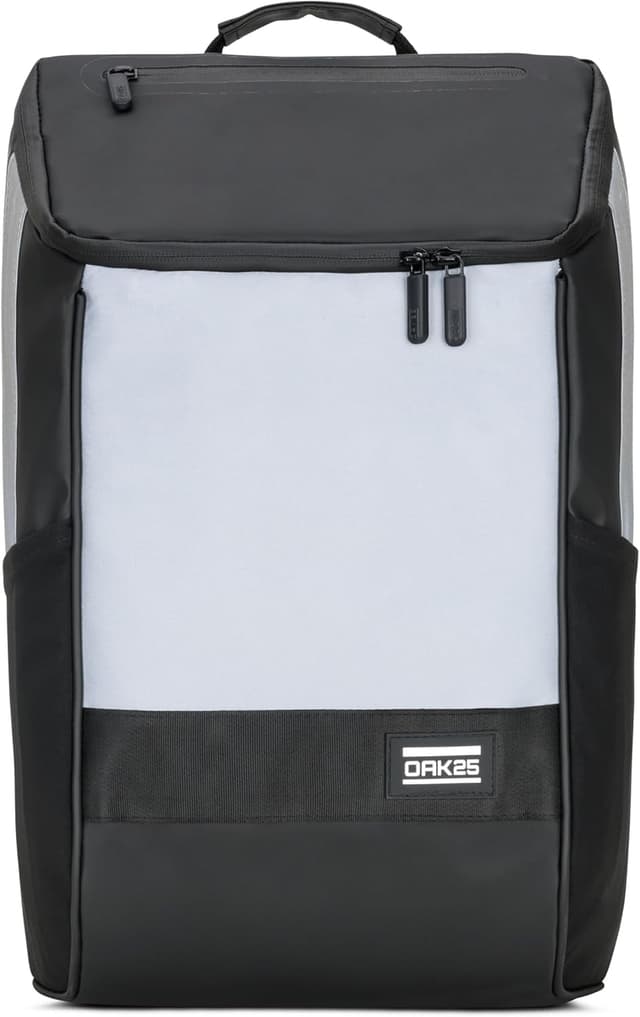 Detalle de OAK25 Sacoche vélo 2 en 1 noir (sac à dos + fixation porte-bagages) 17 L, réfléchissant et hydrofuge