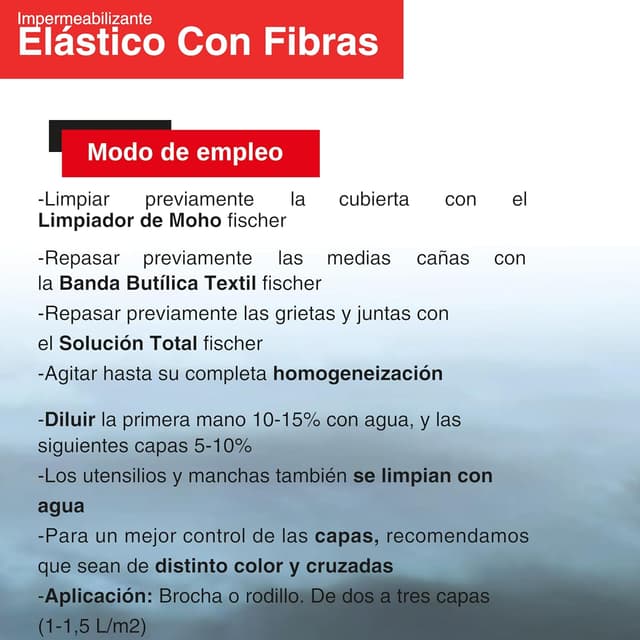 Thumbnail 6 de fischer - Pintura Impermeabilizante Resistente al Agua y Exteriores 🏠