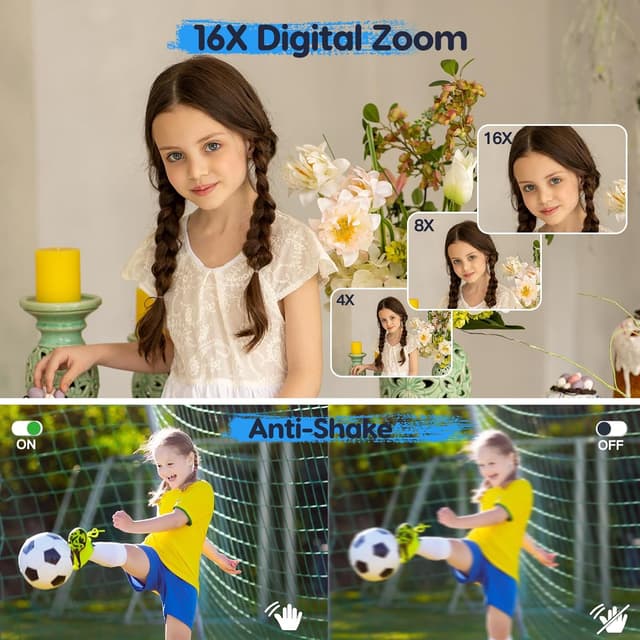 Detalle 2 de Digitalkamera 1080P 44MP 16X Zoom