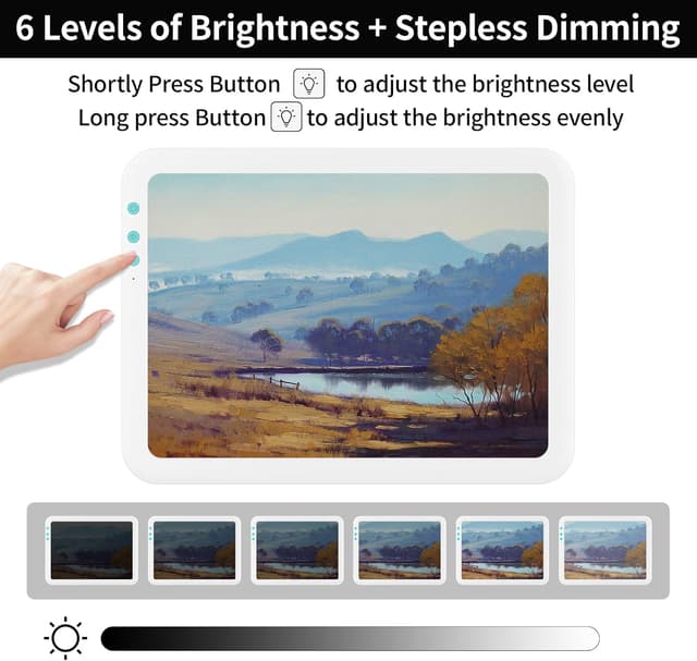 Thumbnail 3 de TOHETO A3 Rechargeable LED Light Pad