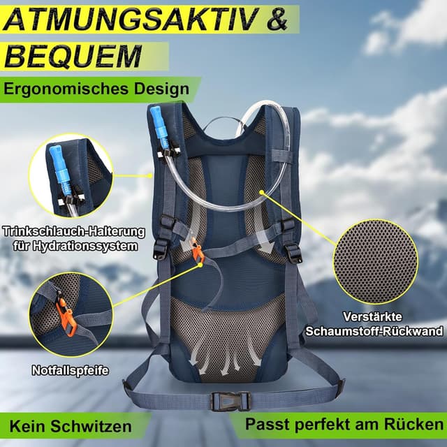 Thumbnail 5 de LOCAL LION Fahrradrucksack 10L mit Regenschutz