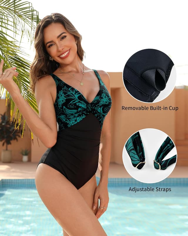 Thumbnail 5 de Plus Size Push Up Badeanzug mit 82% Polyamid