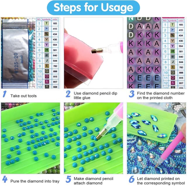 Detalle 2 de Reofrey Spezialform Diamond Painting Erwachsene Groß XXL „Engel“ – Kreuzstich-Optik mit Kristall-Strass, 30x60 cm