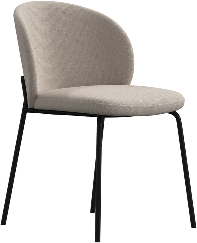 Detalle 2 de BoConcept Princeton — Pack 2 sillas negras de tela