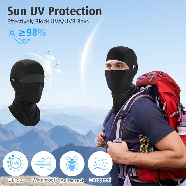 Detalle 2 de Sommer-Sturmhaube HEGCOIIE mit UV-Schutz