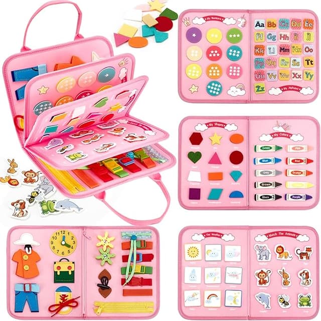 Detalle de hahaland Busy Board Juguetes Montessori para Niños