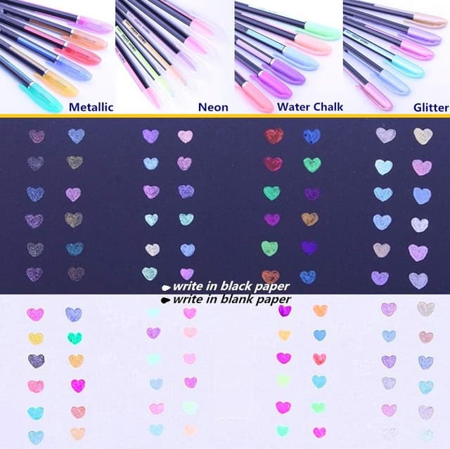 Thumbnail 3 de Mutsitaz 48 Pack Colour Gel Pens Set