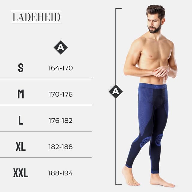 Thumbnail 1 de Ladeheid LAGI002 Caleçon thermique long homme