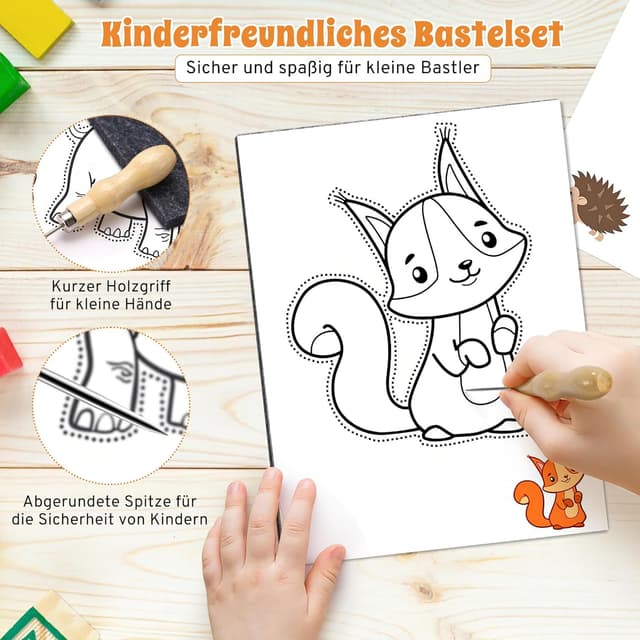 Thumbnail 4 de Prickelnadel Set ab 4 Jahre – Komplettes Prickelset