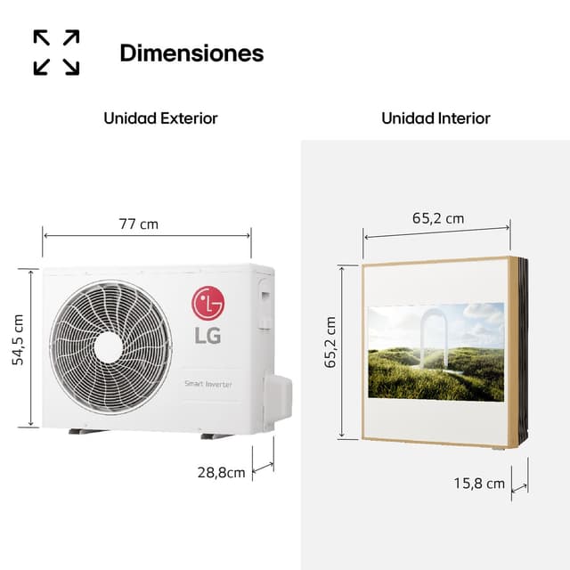 Detalle de LG ArtCool Gallery Inverter 3010 frig/h