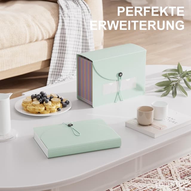 Detalle 2 de ThinkTex 26 Fächer Dokumentenmappe A4