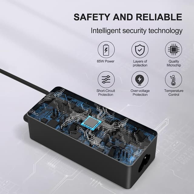 Detalle de MAXPOR 65W USB-C charger for ThinkPad