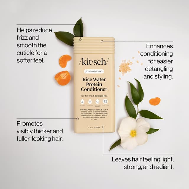 Thumbnail 1 de Kitsch Strengthening Rice Water Conditioner 12 oz 💇♀