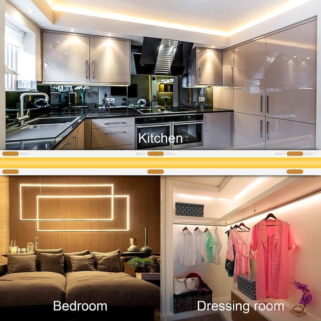 Thumbnail 5 de BERIXDEEP COB LED Streifen 24V 2700K 3m