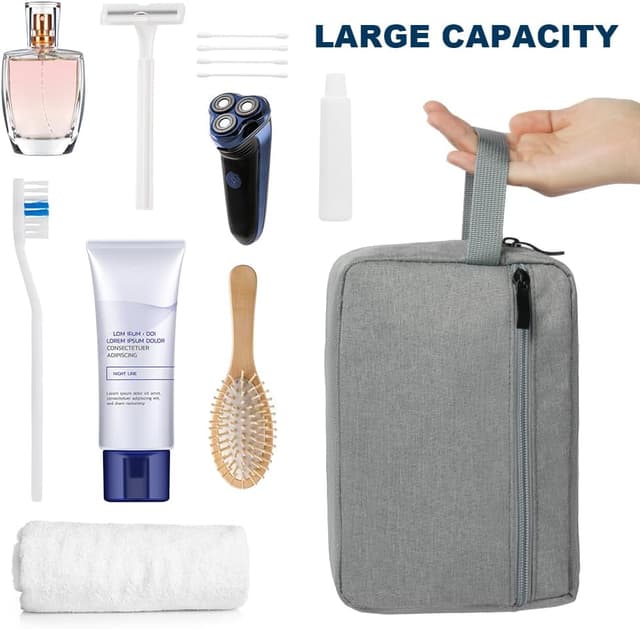 Detalle de Aucuu Beauty Case grande da viaggio impermeabile (borsa da toilette uomo/donna)