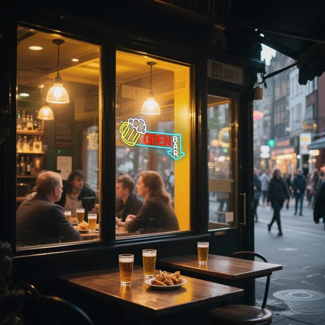 Detalle 1 de Looklight Cold Beer Neon Schild 🪧