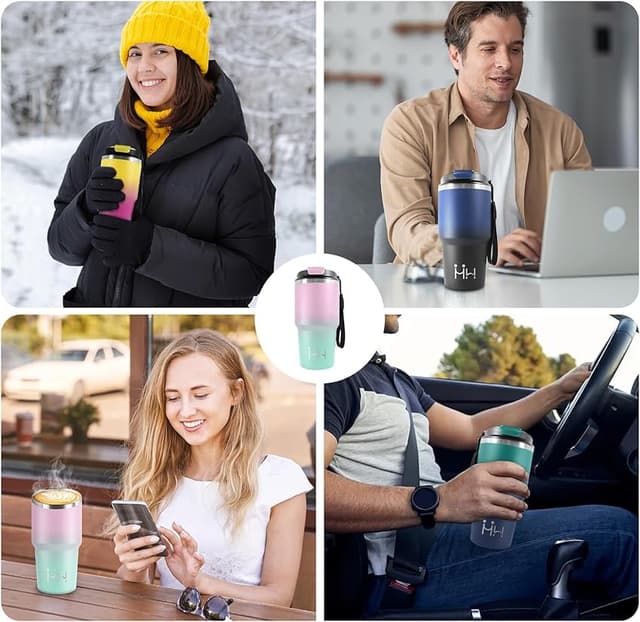 Thumbnail 6 de HoneyHolly Termo Café 600 ml: vaso térmico antigoteo