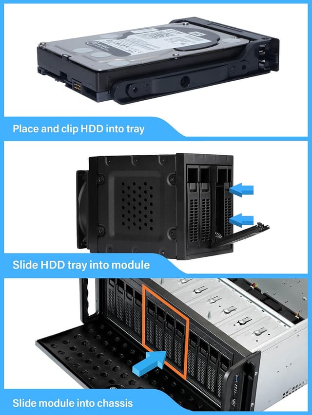 Thumbnail 3 de Rosewill RSV-L4412U 12-Bay 4U Rackmount Server