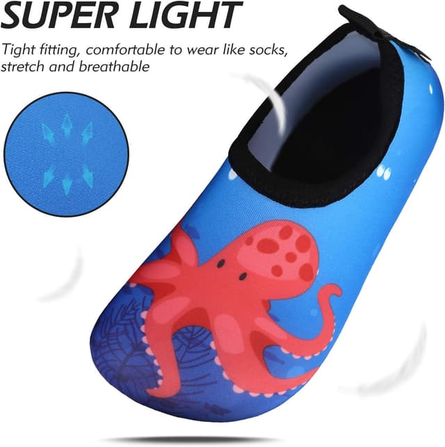 Detalle 2 de SAGUARO Kinder Badeschuhe Schwimmschuhe mit rutschfester Sohle (21–35 EU)