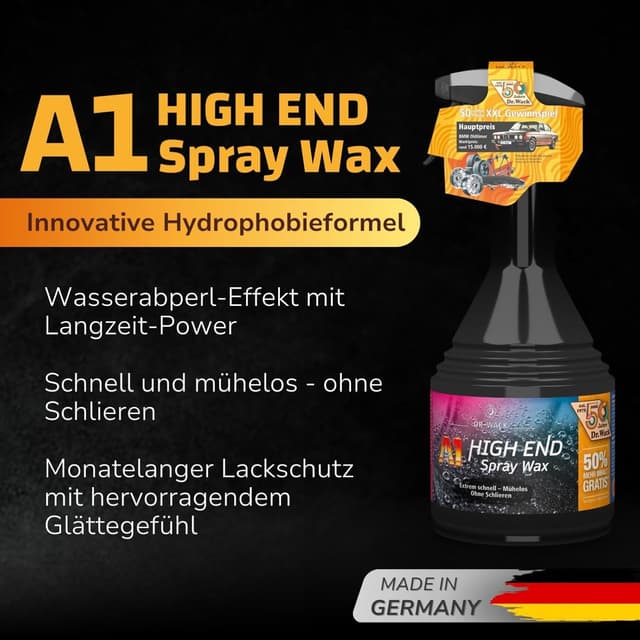 Thumbnail 2 de DR. WACK A1 HIGH END Sprühwachs 750 ml