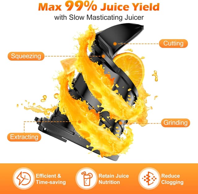 Thumbnail 2 de Slow Masticating Juicer 5.8" Feed Chute 🍊