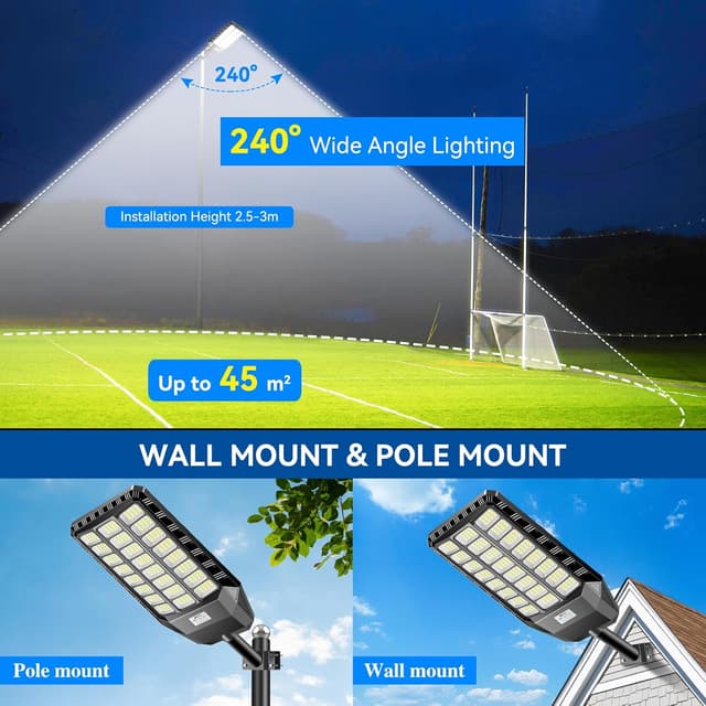 Thumbnail 6 de Adewalk Lampione solare LED 2000 W