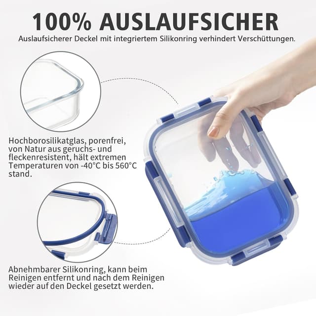 Thumbnail 3 de Fenger Glas Frischhaltedosen 10er Set