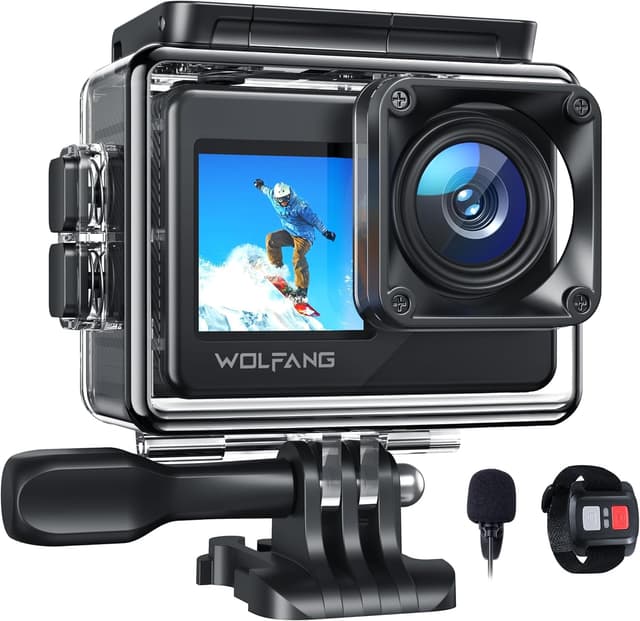 Detalle de WOLFANG GA120 Action Cam 4K 20 MP