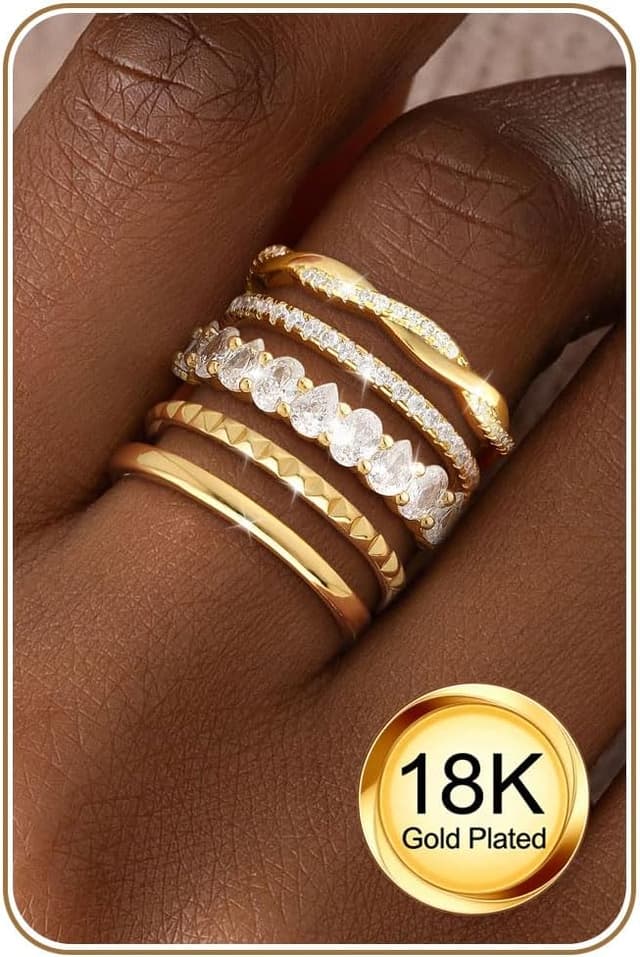 Detalle de ZNBOH Ring-Set Gold 18K, wassfest, Set