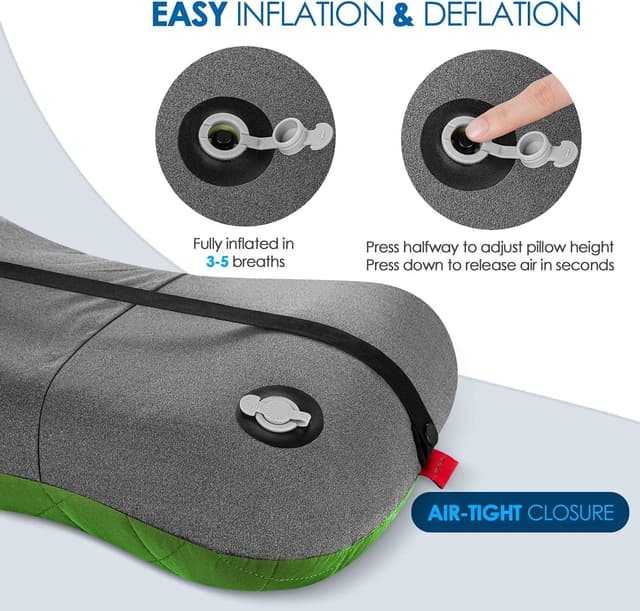 Thumbnail 4 de Hikenture Camping Pillow with 1-click valve