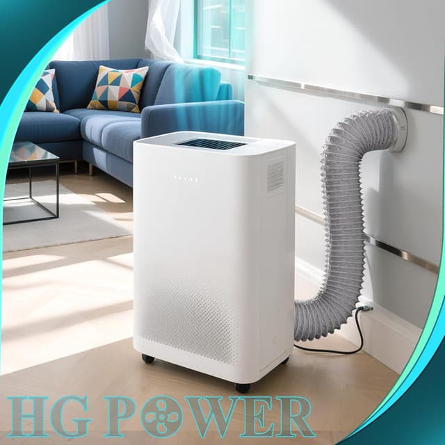 Thumbnail 6 de HG Power Abluftschlauch 100 mm, 5 m – flexibler PVC-/Alu-Lüftungsschlauch mit Schall-/Dichtwirkung