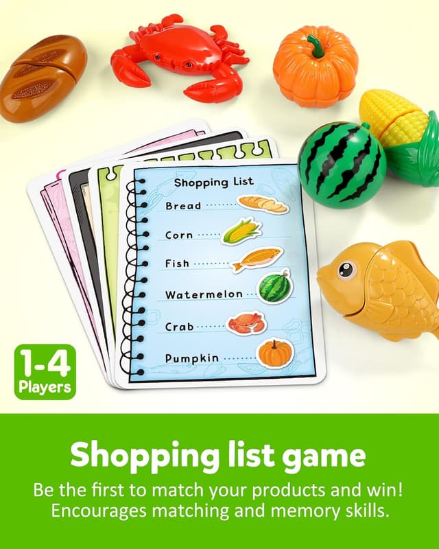 Thumbnail 2 de Coogam Pretend Play Food Set 25pcs 🍎