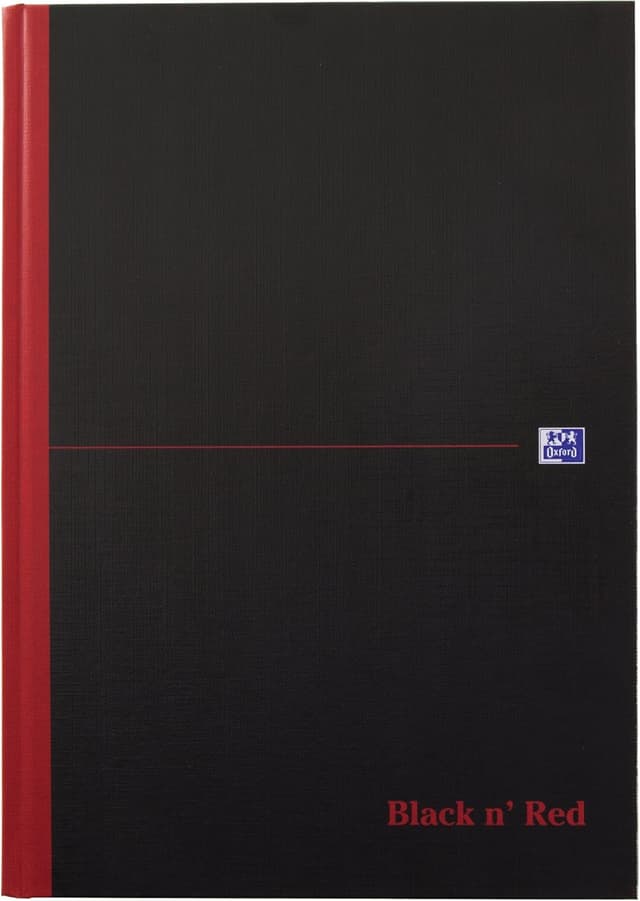 Detalle de Oxford Black n' Red A4 Notebook 192 Pages