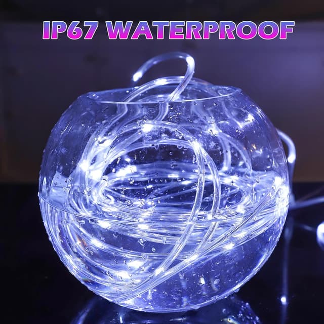 Thumbnail 3 de 100FT Rope Lights Outdoor 300LED String Light 🌟