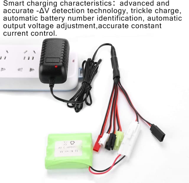 Thumbnail 6 de Caricabatterie Airsoft NIMH/NICD 2,4-12V 500-800mA