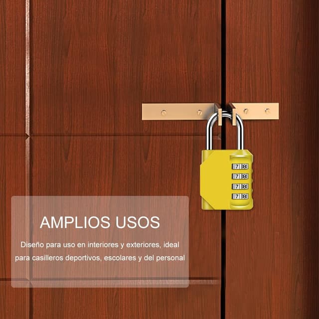 Thumbnail 6 de Diyife Candado combinación 4 dígitos 99 g