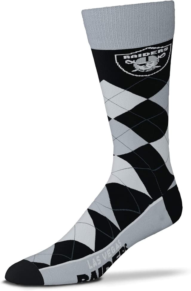 Detalle 2 de For Bare Feet Tampa Bay Buccaneers Argyle Crew Socks (1 Pair)