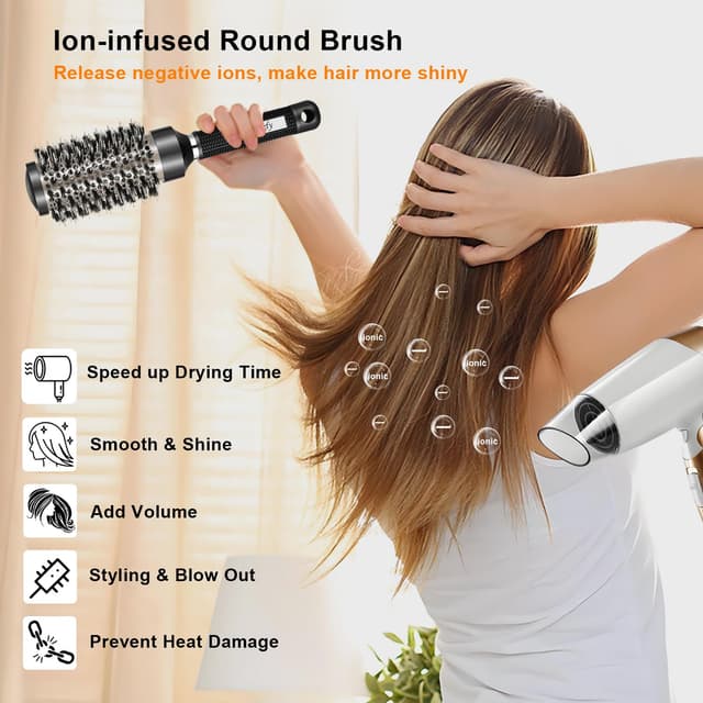 Thumbnail 4 de Elfirly Rundbürste zum Föhnen 45 mm