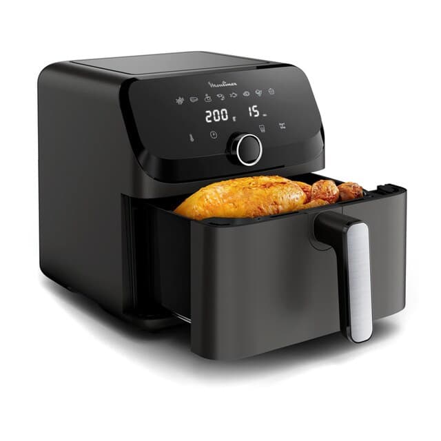 Detalle de Moulinex Easy Fry Mega 🍟 - Freidora de aire con 8 programas