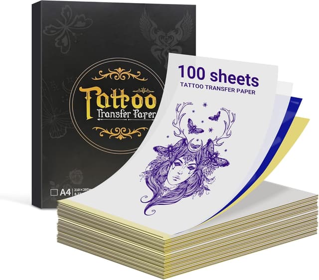 Detalle de ORGBRO X8 Tattoo Transfer Paper (100 sheets, A4, 4-layer thermal stencil paper)