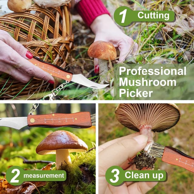 Thumbnail 3 de Zdhsufnvw Pilztasche Großvolumiger Pilzkorb