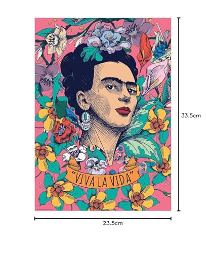 Thumbnail 8 de Educa Puzzle 500 Piezas Viva la Vida de Frida Kahlo 🎨 Incluye Pegamento