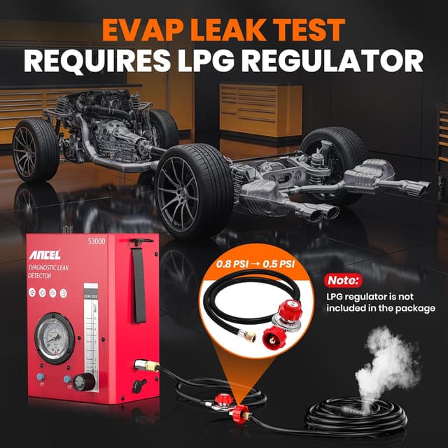 Thumbnail 6 de ANCEL S3000-US Smoke Machine Leak Detector